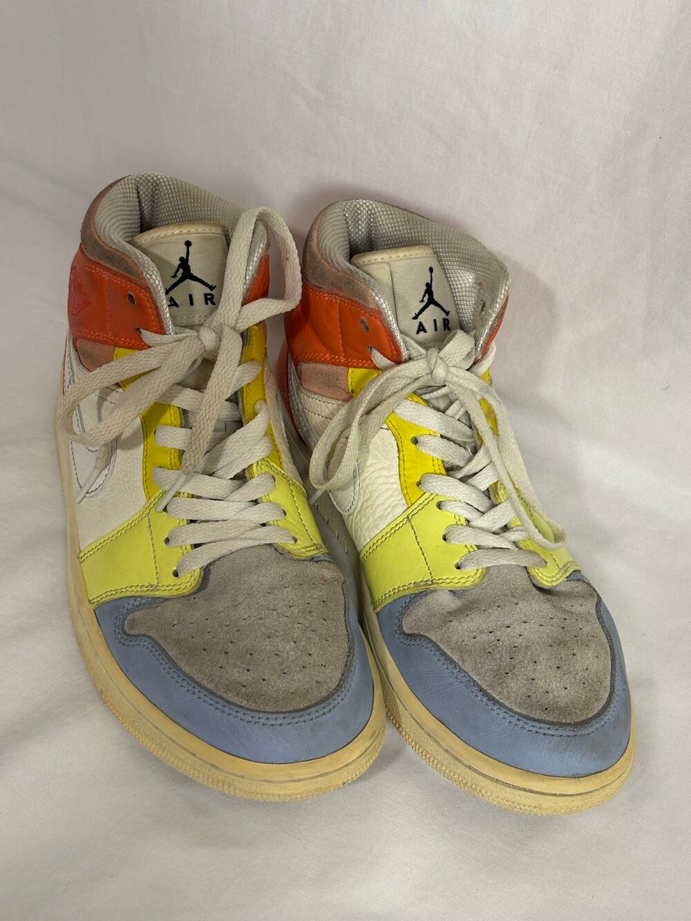 Nike Air Jordan 1 Mid To My First Coach Women’s 8.5 DJ6908-100 Multicolor